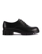 Clarks Кожени обувки Teala с масивен ток - Черен