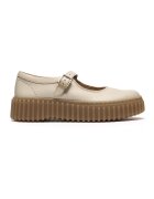 Clarks Кожени обувки Torhill Jane - Камел