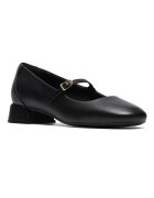 Clarks Кожени пантофки Daiss тип Mary Janes с малък ток Черен
