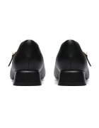 Clarks Кожени пантофки Daiss тип Mary Janes с малък ток Черен