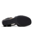 Clarks Кожени полускосени сандали Черен