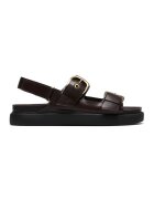 Clarks Кожени сандали Aristella Bay с тока