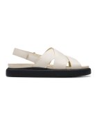 Clarks Кожени сандали Aristella с кръстосани каишки