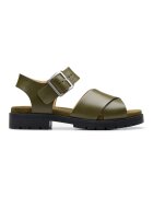 Clarks Кожени сандали Orinoco с каишка с тока