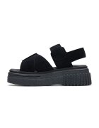 Clarks Кожени сандали с животинска шарка