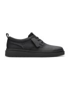 Clarks Кожени спортни обувки Polden - Антрацитно сиво