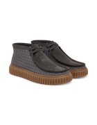 Clarks Мъжки боти естествена кожа - сиви