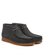 Clarks Мъжки боти - WallabeeEVO BT 26183 - естествена кожа - тъмносиви