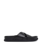 Clarks Мъжки чехли 26181382 - Естествена кожа - Черни