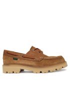 Clarks Мъжки мокасини естествена кожа бежови Бежов