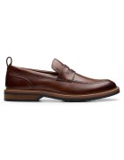 Clarks Мъжки мокасини естествена кожа - кафяви