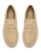 Clarks Мокасини LOCKFORD Бледооранжев