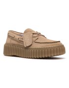 Clarks Мокасини Torhill от набук Розова сьомга