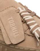 Clarks Мокасини Torhill от набук Розова сьомга