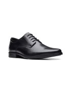 Clarks Обувки Derby Howard Walk Черен