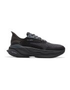 Clarks Омекотени спортни обувки Pace под глезена - Черен/Tъмносив/Прашно синьо