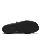 Clarks Пантофки Livia стил Mary Jane със сплетен дизайн Избеляло черно