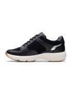Clarks Полускосени спортни обувки с кожа