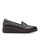 Clarks Скосени кожени мокасини Sharon Gracie