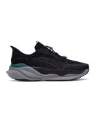 Clarks Текстилни спортни обувки с еластични връзки - Черен
