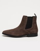 Clarks Велурени боти Paulton Easy тип Chelsea Кафяв