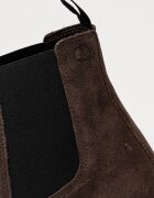Clarks Велурени боти Paulton Easy тип Chelsea Кафяв