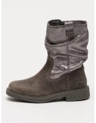 Clarks Велурени боти Pewter - Сив/Сребрист