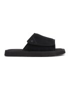 Clarks Велурени чехли Solsbury - Черен -