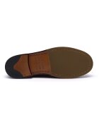 Clarks Велурени мокасини Craft James Коняк кафяв