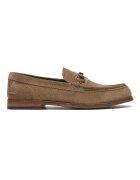 Clarks Велурени мокасини Craft James Персийски портокал