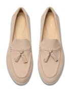 Clarks Велурени мокасини Narini Edge Бежов