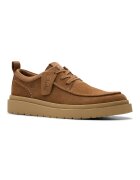 Clarks Велурени мокасини Polden Камел