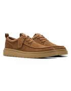 Clarks Велурени мокасини Polden Камел