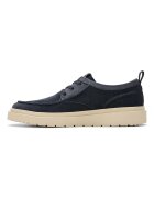 Clarks Велурени мокасини Polden Тъмносин