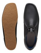 Clarks Велурени мокасини Shacre Черен
