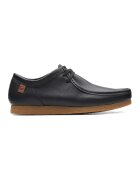 Clarks Велурени мокасини Shacre - Черен