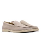 Clarks Велурени мокасини Torford с омекотени стелки Сиво-бежов