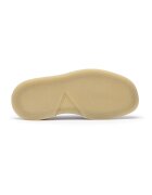 Clarks Велурени мокасини Torview Бял/Маслинено зелено