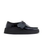 Clarks Велурени мокасини Torview - Черен -