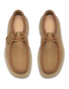 Clarks Велурени мокасини Torview Охра