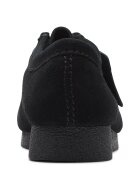 Clarks Велурени мокасини Wallabeeevo Черен