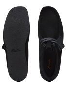 Clarks Велурени мокасини Wallabeeevo Черен