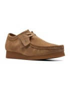Clarks Велурени мокасини Wallabeeevo Карамел