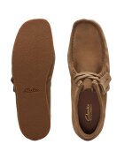 Clarks Велурени мокасини Wallabeeevo Карамел