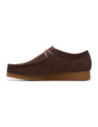 Clarks Велурени мокасини Wallabeeevo Тъмнокафяв