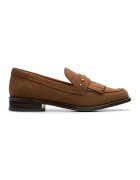 Clarks Велурени мокасни Hana с ресни