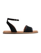 Clarks Велурени сандали с широка каишка