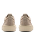 Clarks Велурени спортно-елегантни обувки Polden Сиво-бежов