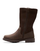 Clarks Водоустойчиви ботуши Astrol с цип Тъмнокафяв