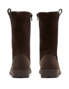 Clarks Водоустойчиви ботуши Astrol с цип Тъмнокафяв